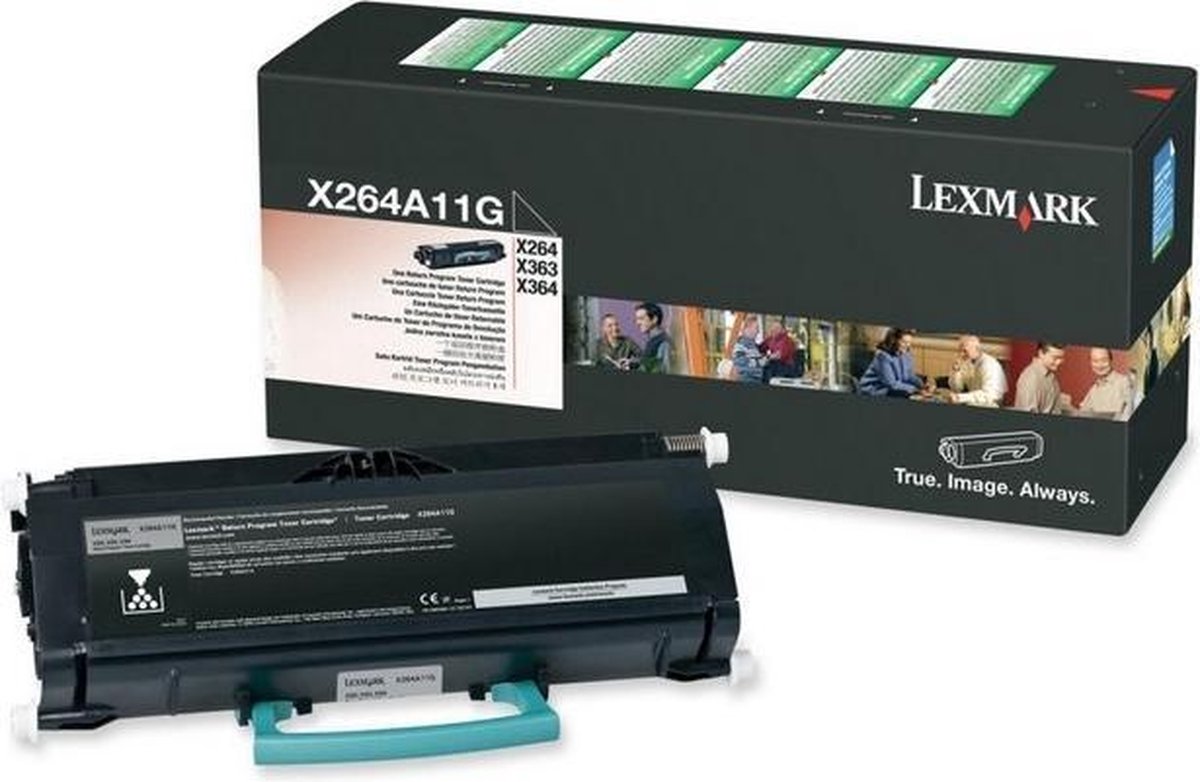Lexmark X264, X363, X364 tonercartridge standard capacity 3.500 pagina s 1-pack return program - Zwart