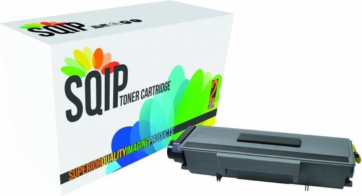 SQIP gereviseerde tonercartridge voor Brother HL-5340/5350/5370/5380 XXL - Zwart