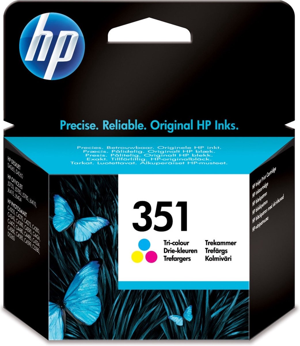 HP 351 Origineel Cyaan, Magenta, 1 stuk(s) - Geel