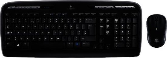 Logitech MK330 - Draadloos toetsenbord en Muis - Qwerty - Zwart