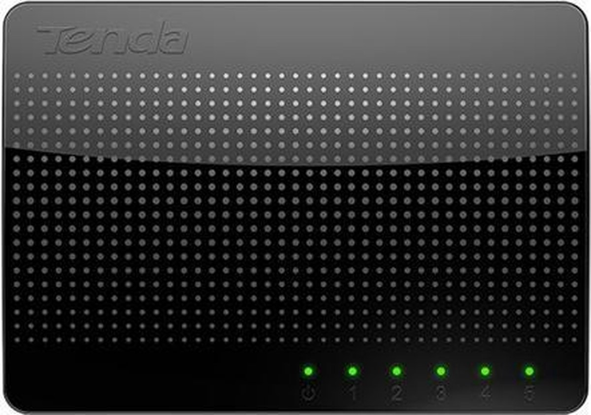 Tenda SG105 netwerk-switch Unmanaged Gigabit Ethernet (10/100/1000) - Negro