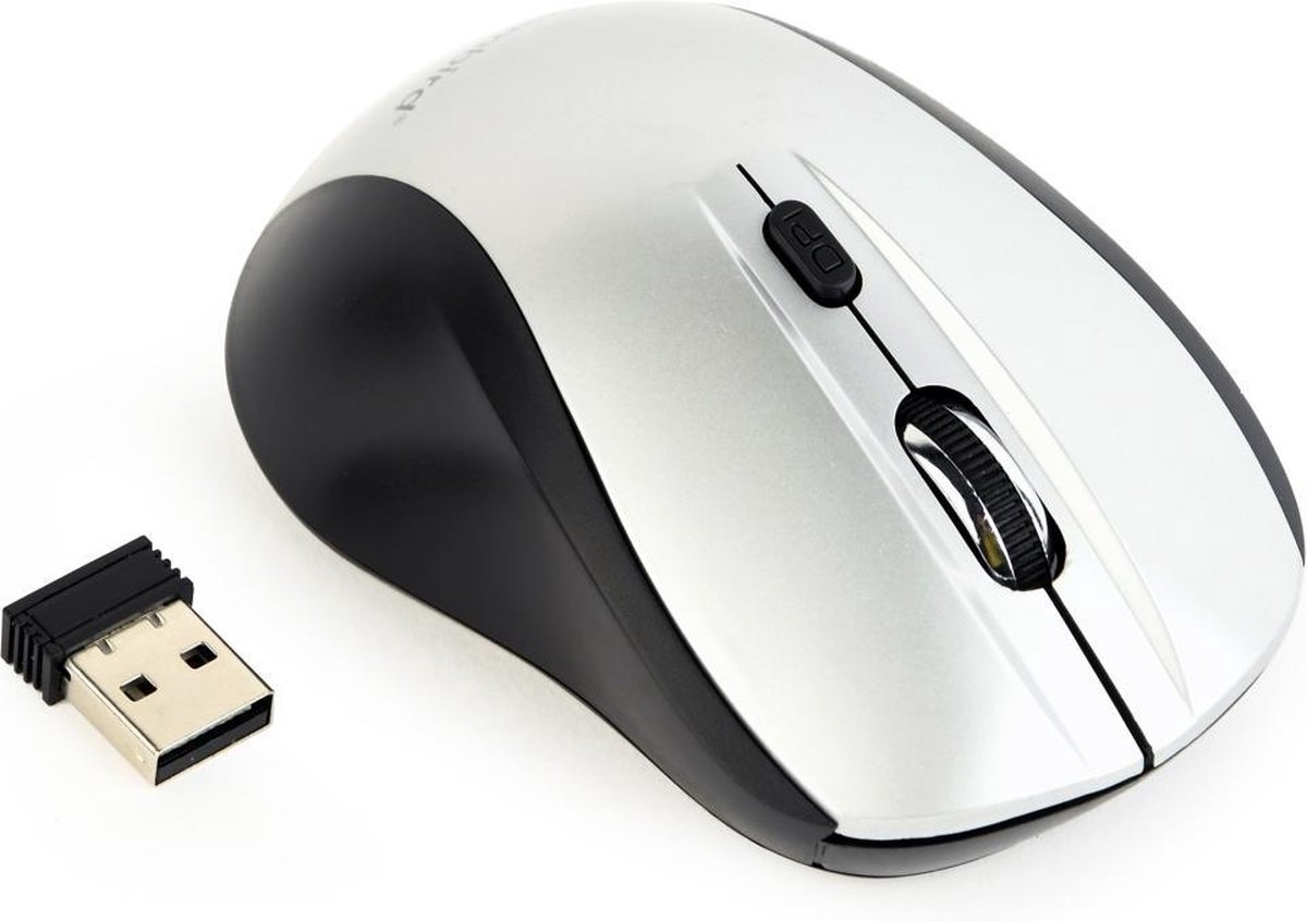 Gembird Draadloze muis/zilver - Silver