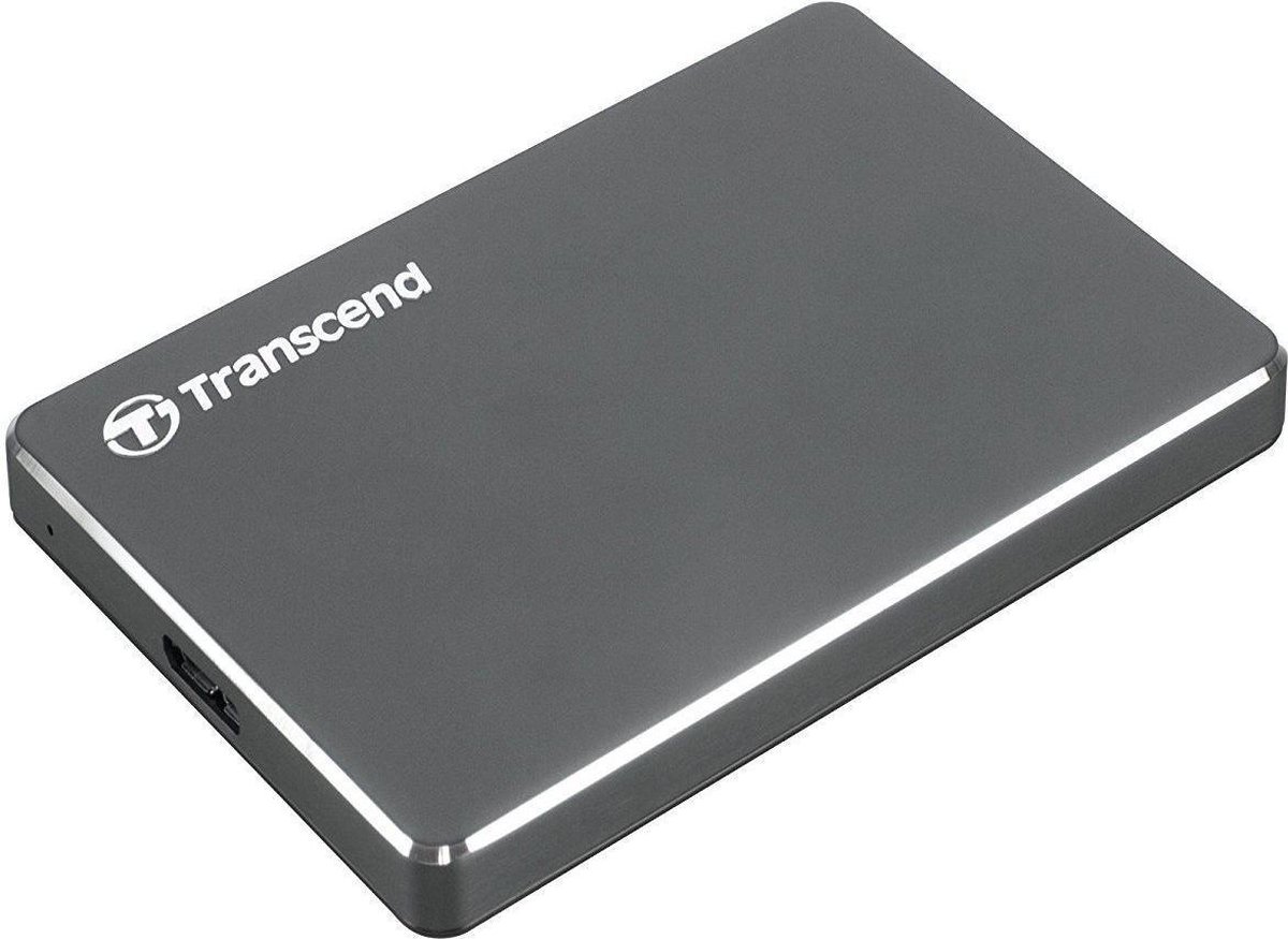 Transcend StoreJet 25C3 externe harde schijf 1000 GB - Grijs