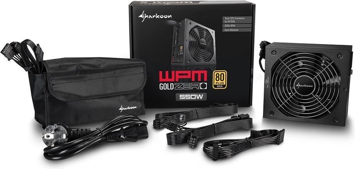 Sharkoon WPM Gold ZERO power supply unit 750 W ATX - Zwart