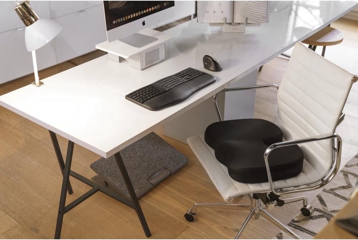 Kensington Pro Fit Ergo toetsenbord RF-draadloos + Bluetooth QWERTY Amerikaans Engels - Zwart