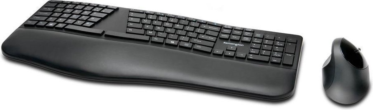 Kensington Pro Fit Ergo toetsenbord RF-draadloos + Bluetooth QWERTY Amerikaans Engels - Zwart