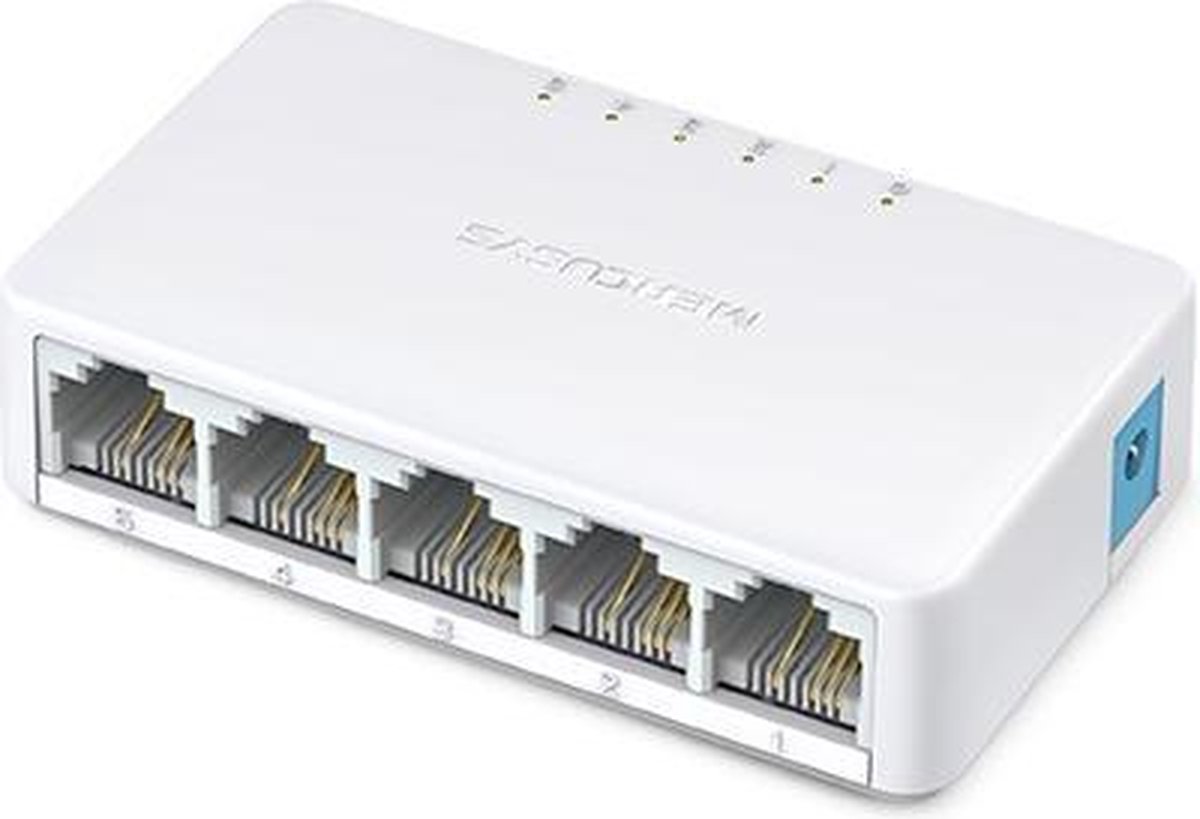 mercusys MS105 netwerk-sch Fast Ethernet (10/100) - Wit