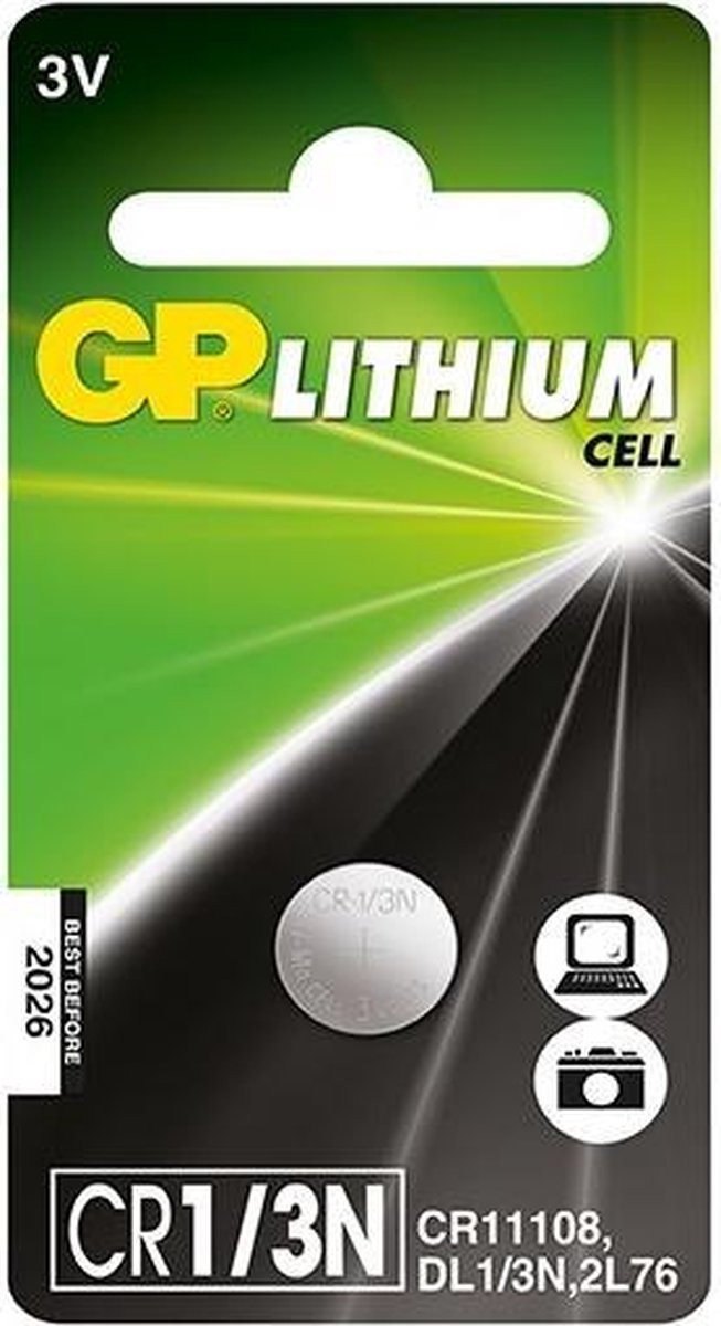 GP Lithium Knoopcel 3v