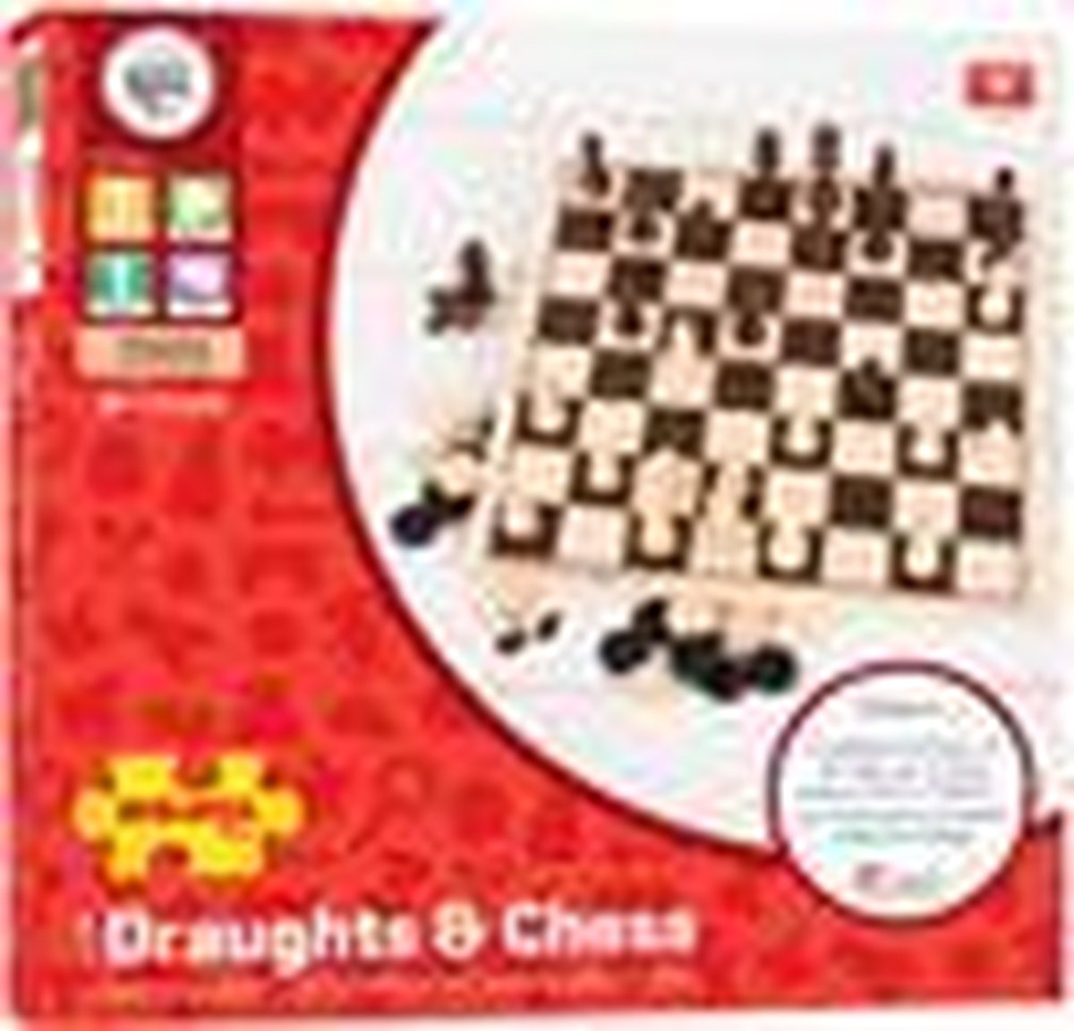 BigJigs Draughts & Chess Set