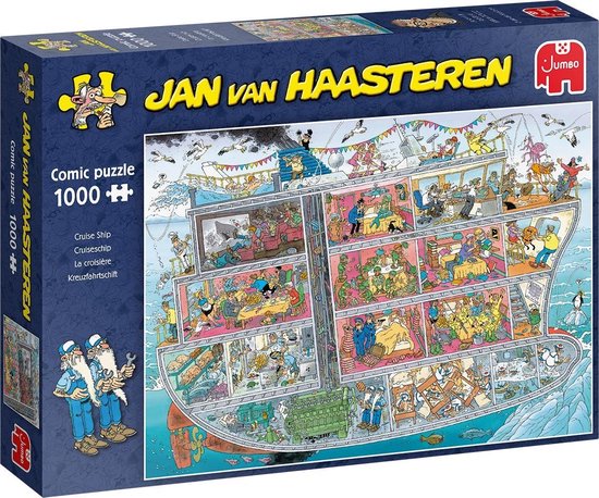 Jumbo Jan Van Haasteren Puzzel Cruiseschip - 1000 Stukjes