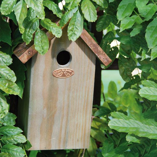 Best For Birds Nestkast Pimpelmees Koperen Dak I - Bruin