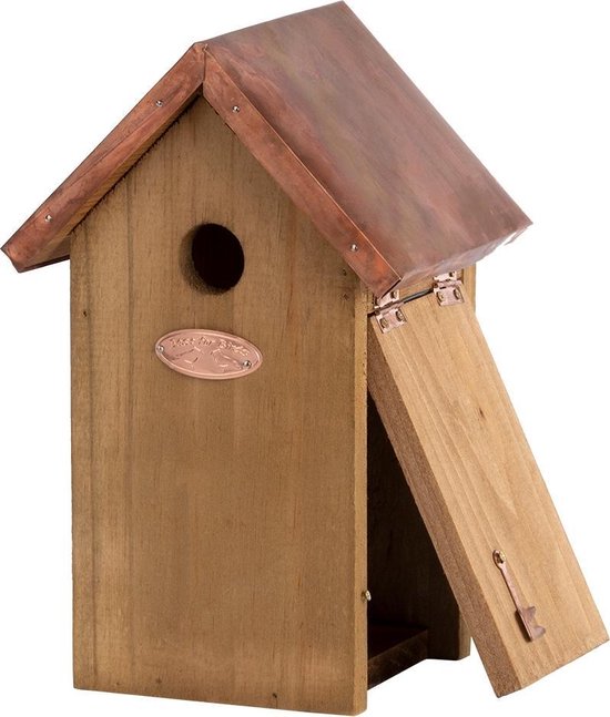 Best For Birds Nestkast Pimpelmees Koperen Dak I - Bruin