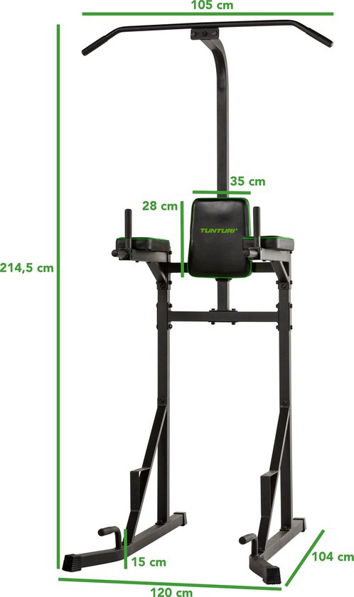 Tunturi Pt20 Power Tower - Groen