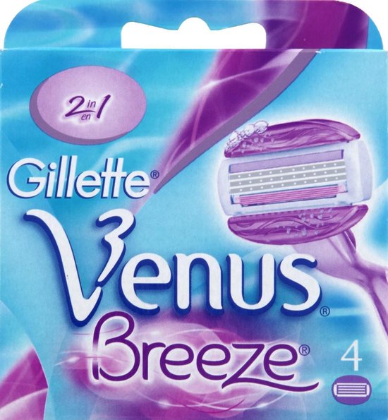 Gillette Venus Breeze Scheermesjes 4st.