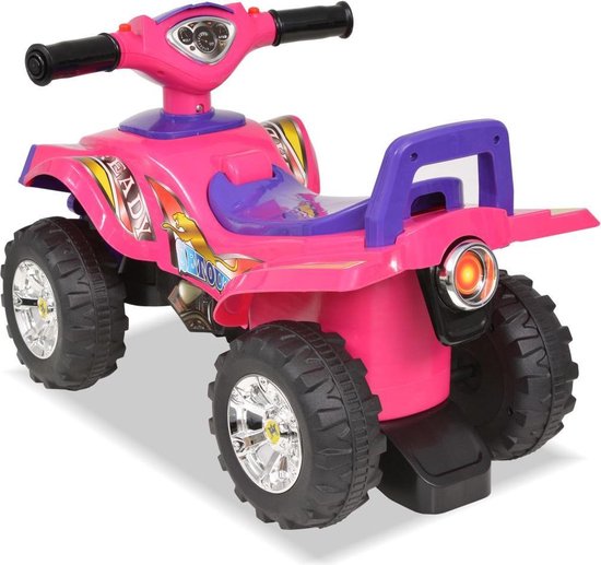 Vidaxl Loopquad Met Licht En Geluid Roze En - Paars