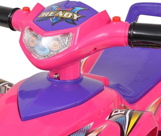 Vidaxl Loopquad Met Licht En Geluid Roze En - Paars