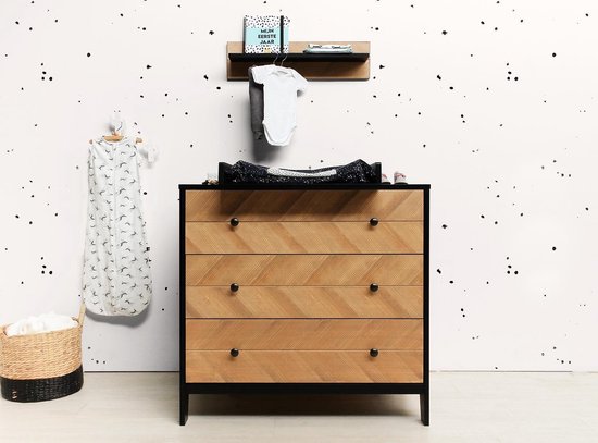 Bopita Job Commode Met 3 Laden - Vintage Honey