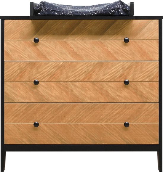 Bopita Job Commode Met 3 Laden - Vintage Honey