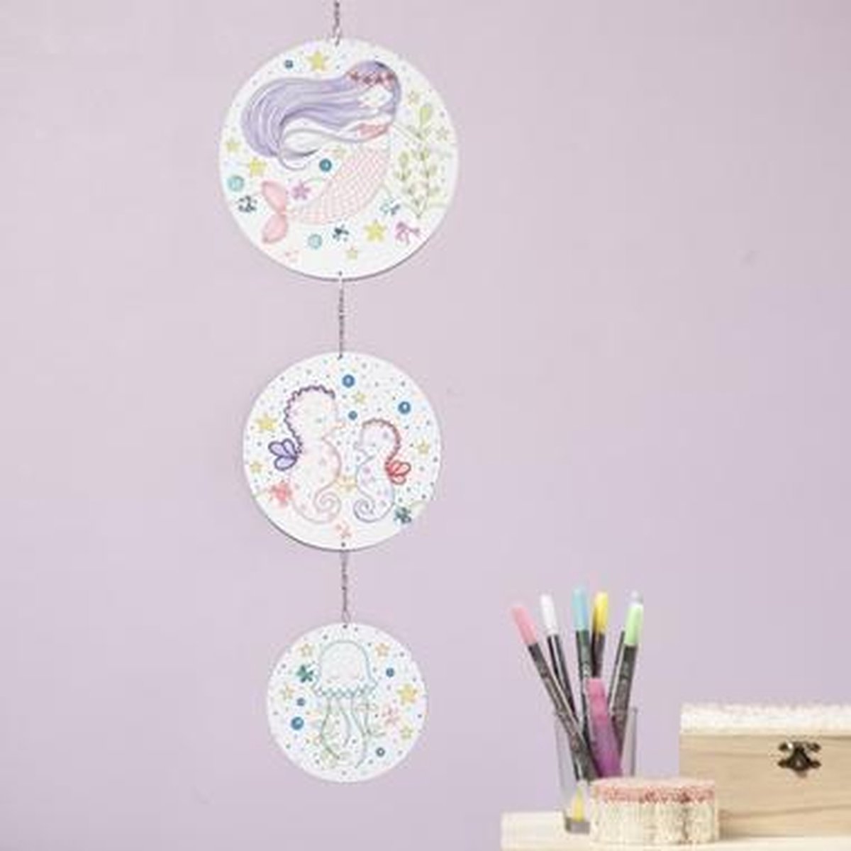 Colortime Glitterstiften Lijndikte 4,2 Mm Multicolor 6 Stuks