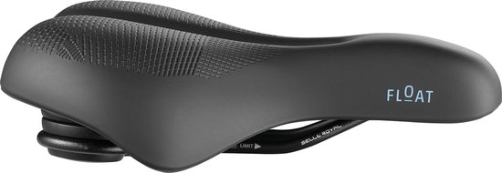 Selle Royal Zadel Float Relaxed Unisex 25 X 24 Cm - Zwart