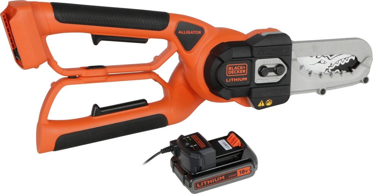 BLACK+DECKER Alligator Accu Snoeizaag Gkc1000l-qw - Oranje