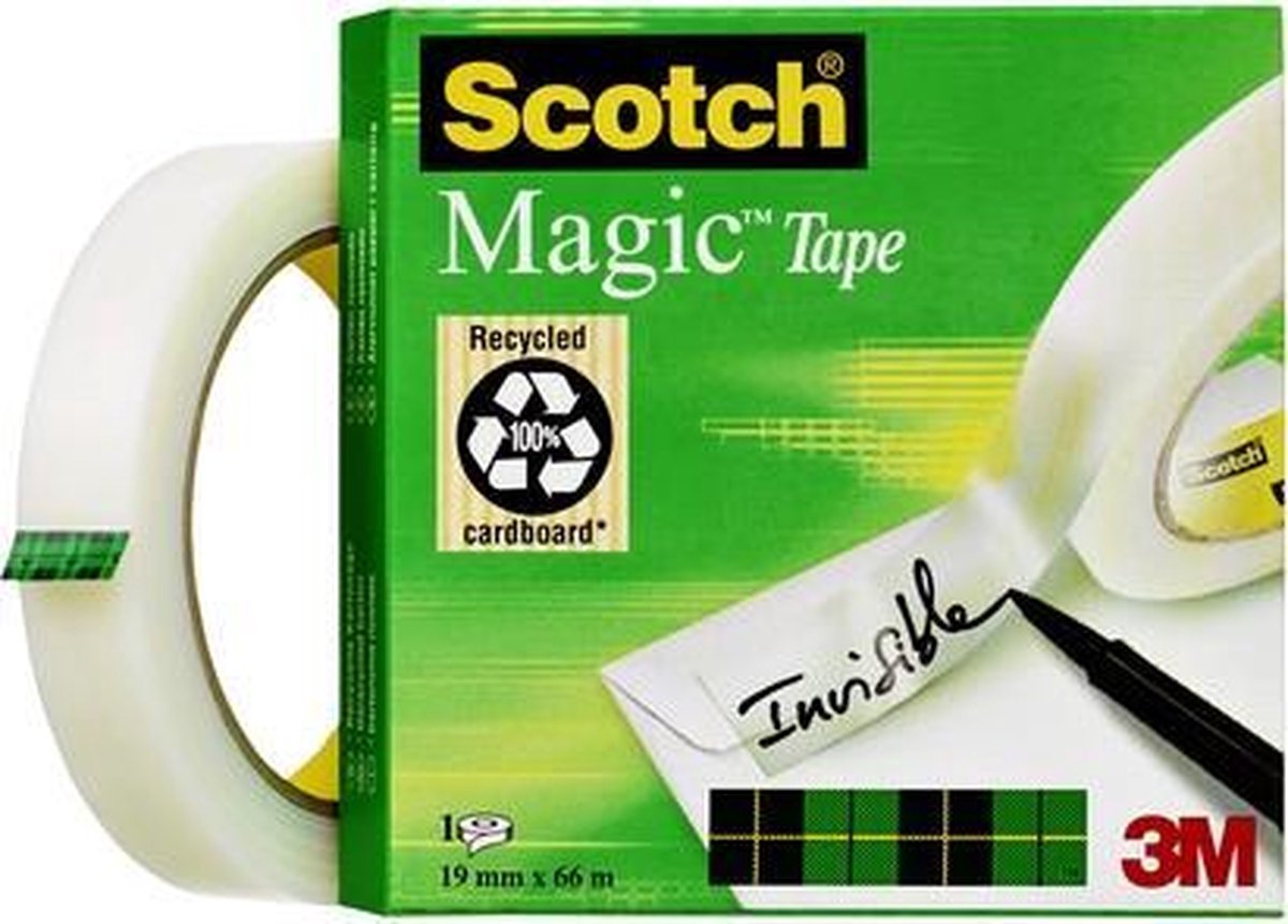 Scotch Plakband Magic Tape Ft 19 Mm X 66 M