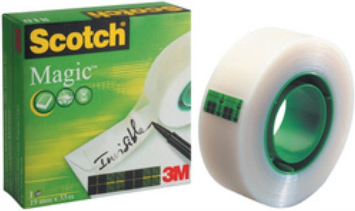Scotch Plakband Magic Tape Ft 19 Mm X 66 M