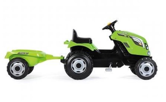 Smoby Farmer Xl Tractor Met Aanhanger - Groen