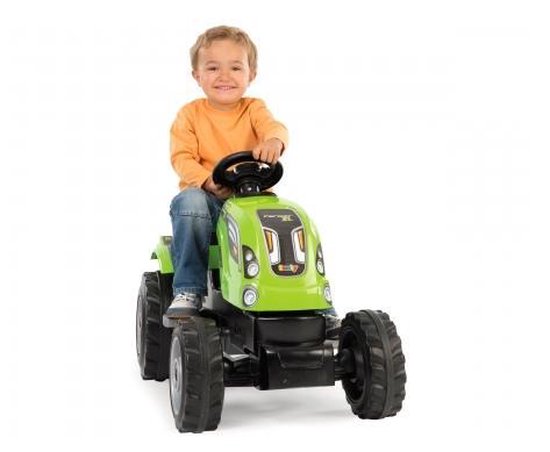 Smoby Farmer Xl Tractor Met Aanhanger - Groen