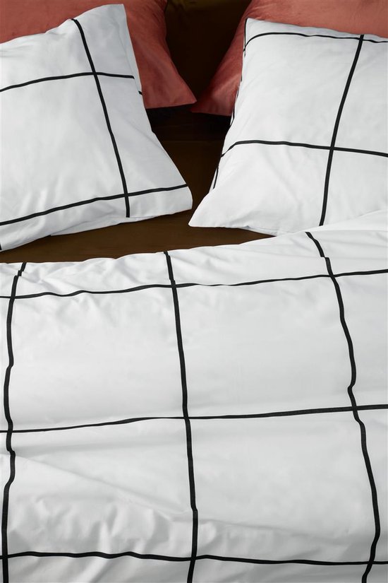 At Home With Marieke At Homeh Marieke At Home Simple Dekbedovertrek - Lits-jumeaux (240x200/220 Cm + 2 Slopen) - Katoen - White - Wit