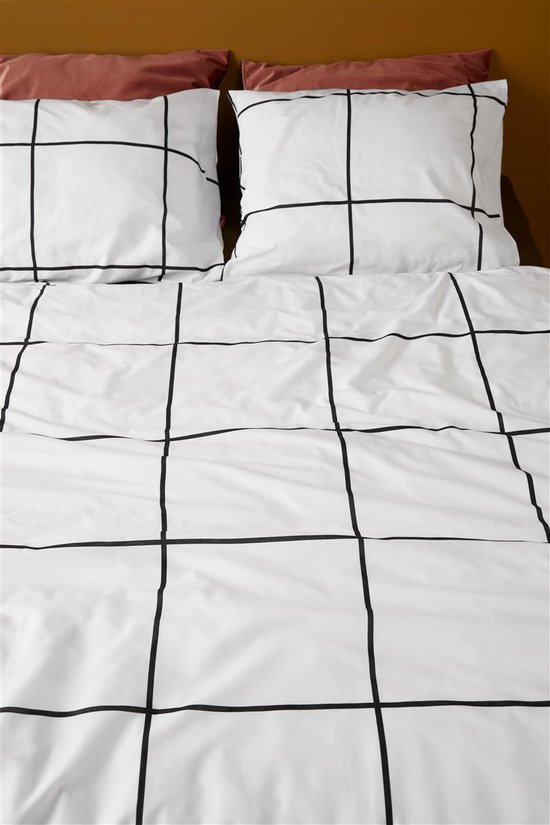 At Home With Marieke At Homeh Marieke At Home Simple Dekbedovertrek - Lits-jumeaux (240x200/220 Cm + 2 Slopen) - Katoen - White - Wit