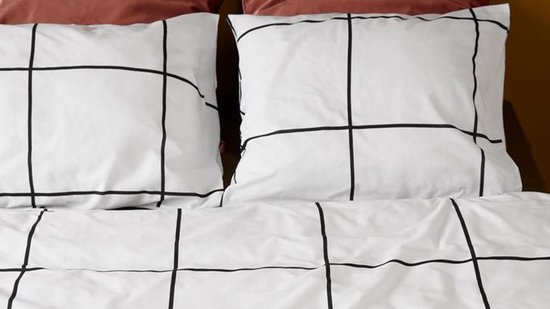 At Home With Marieke At Homeh Marieke At Home Simple Dekbedovertrek - Lits-jumeaux (240x200/220 Cm + 2 Slopen) - Katoen - White - Wit