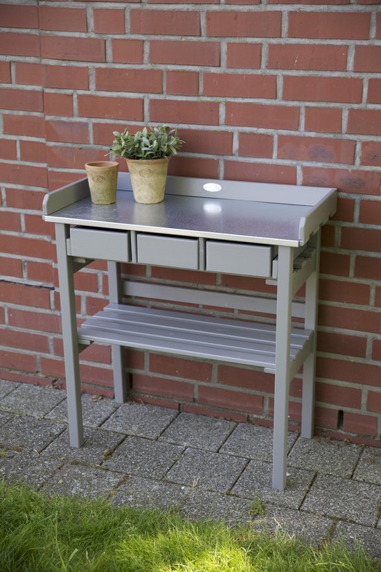 Esschert Design Tuinwerktafel Cf29g - Grijs