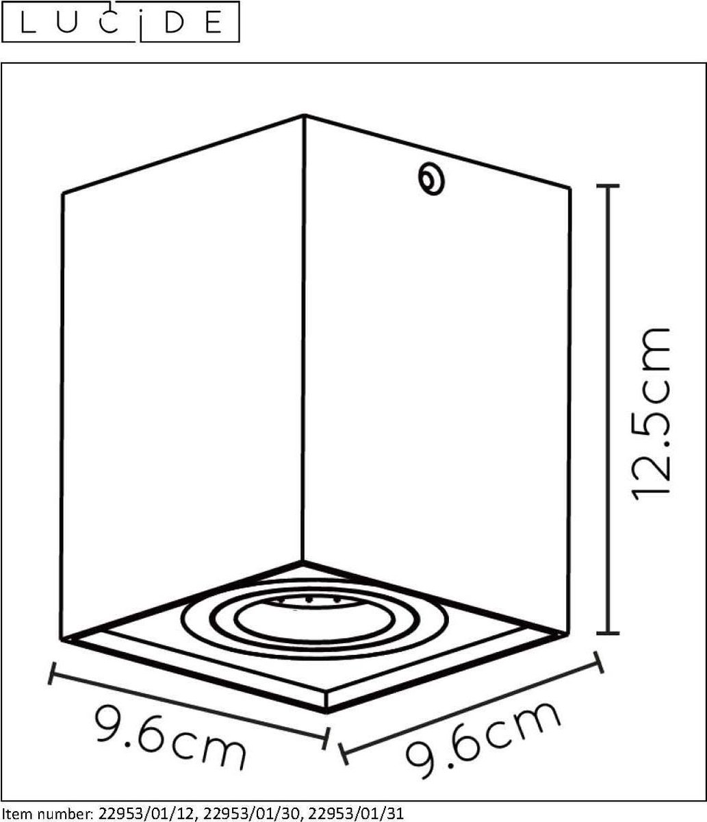 Lucide Spot Tube - - Wit