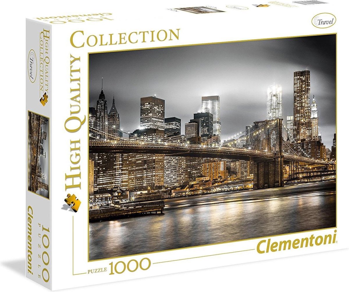 Clementoni Puzzel New York Skyline 1000 Stukjes