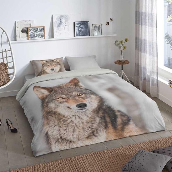 Good Morning Dekbedovertrek Wolf200x200/220 Cm