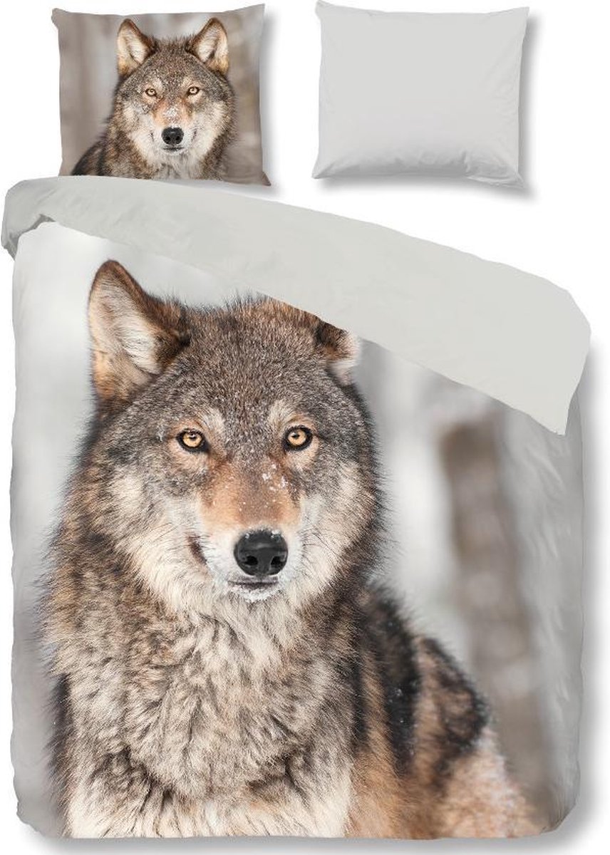 Good Morning Dekbedovertrek Wolf200x200/220 Cm