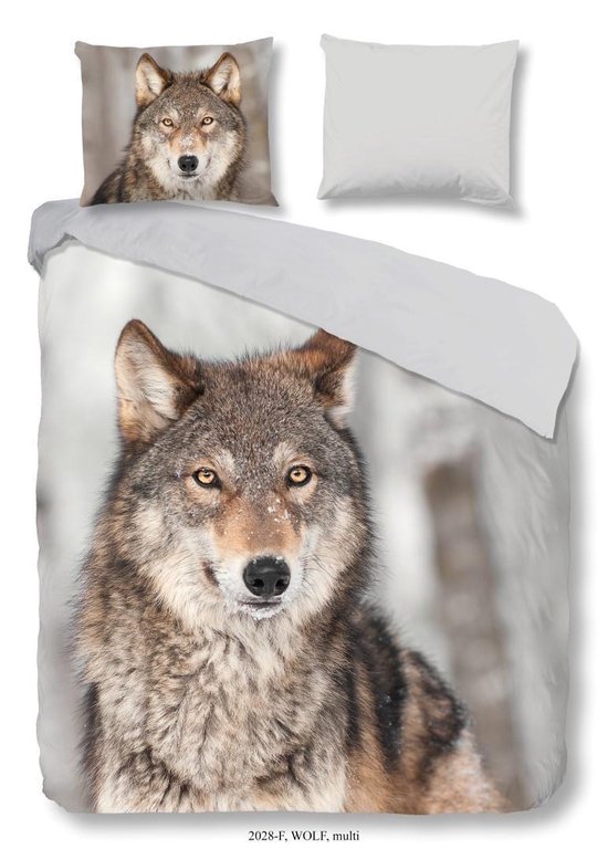 Good Morning Dekbedovertrek Wolf200x200/220 Cm