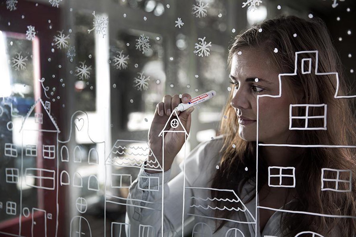 Edding Krijtmarker E-4090 - Rood