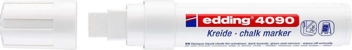 Edding Krijtmarker E-4090 - Wit