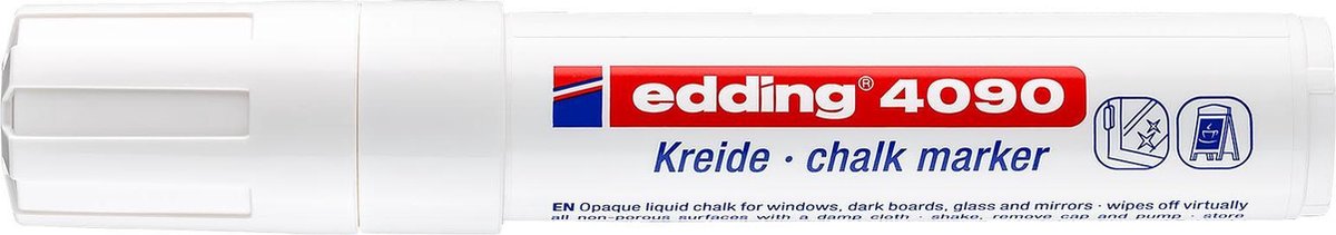 Edding Krijtmarker E-4090 - Wit