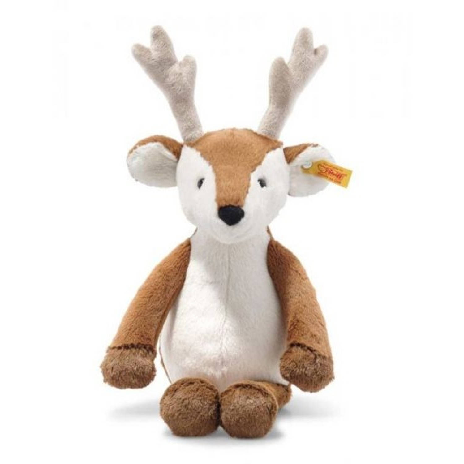 Steiff Soft Cuddly Friends Doro Deer, Brown/white