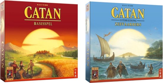 999Games Spellenbundel - Catan - 2 Stuks - Basisspel & Uitbreiding De Zeevaarders