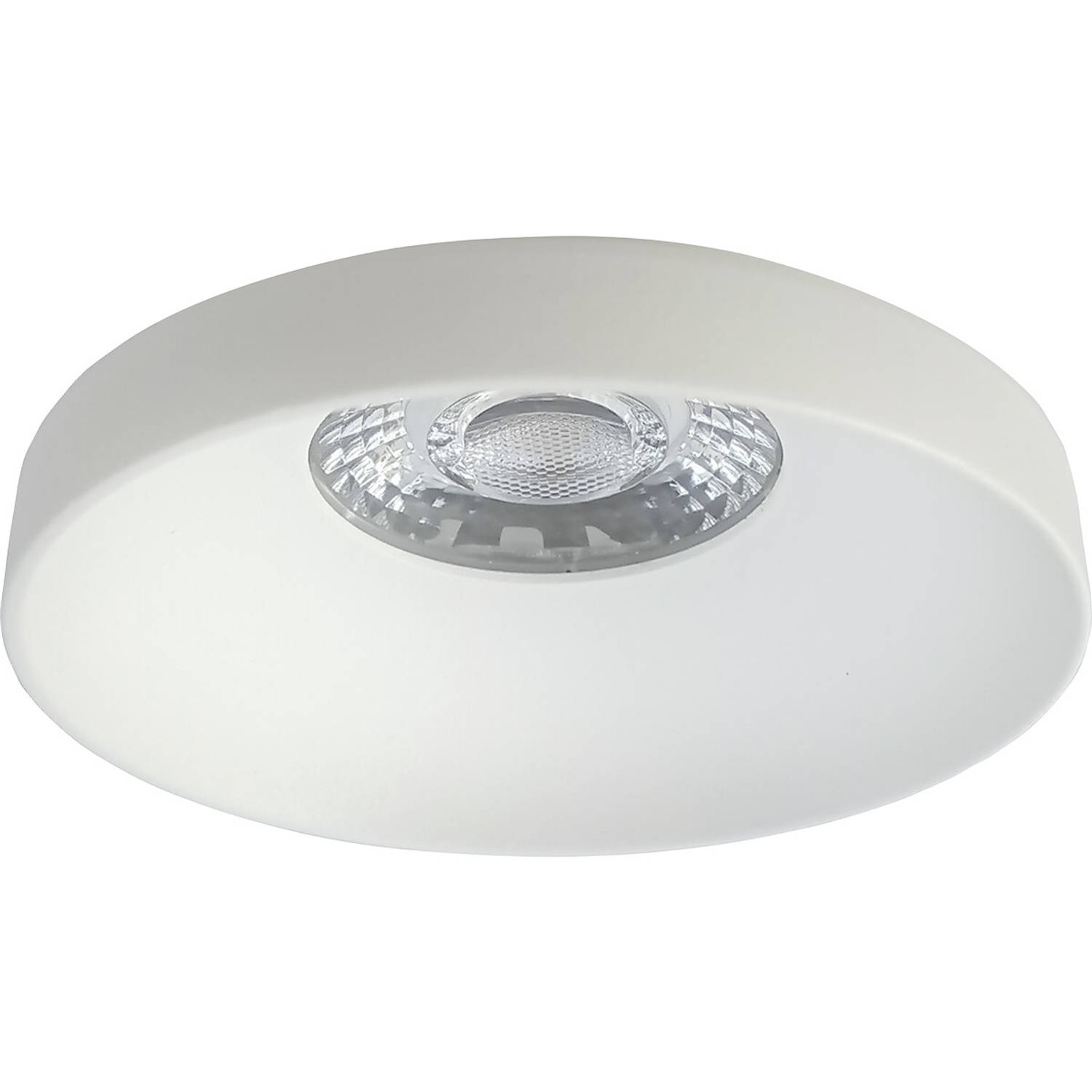 BES LED Spot Armatuur Gu10 - Pragmi Vrito Pro - Inbouw Rond - Mat - Aluminium - Ø82mm - Wit