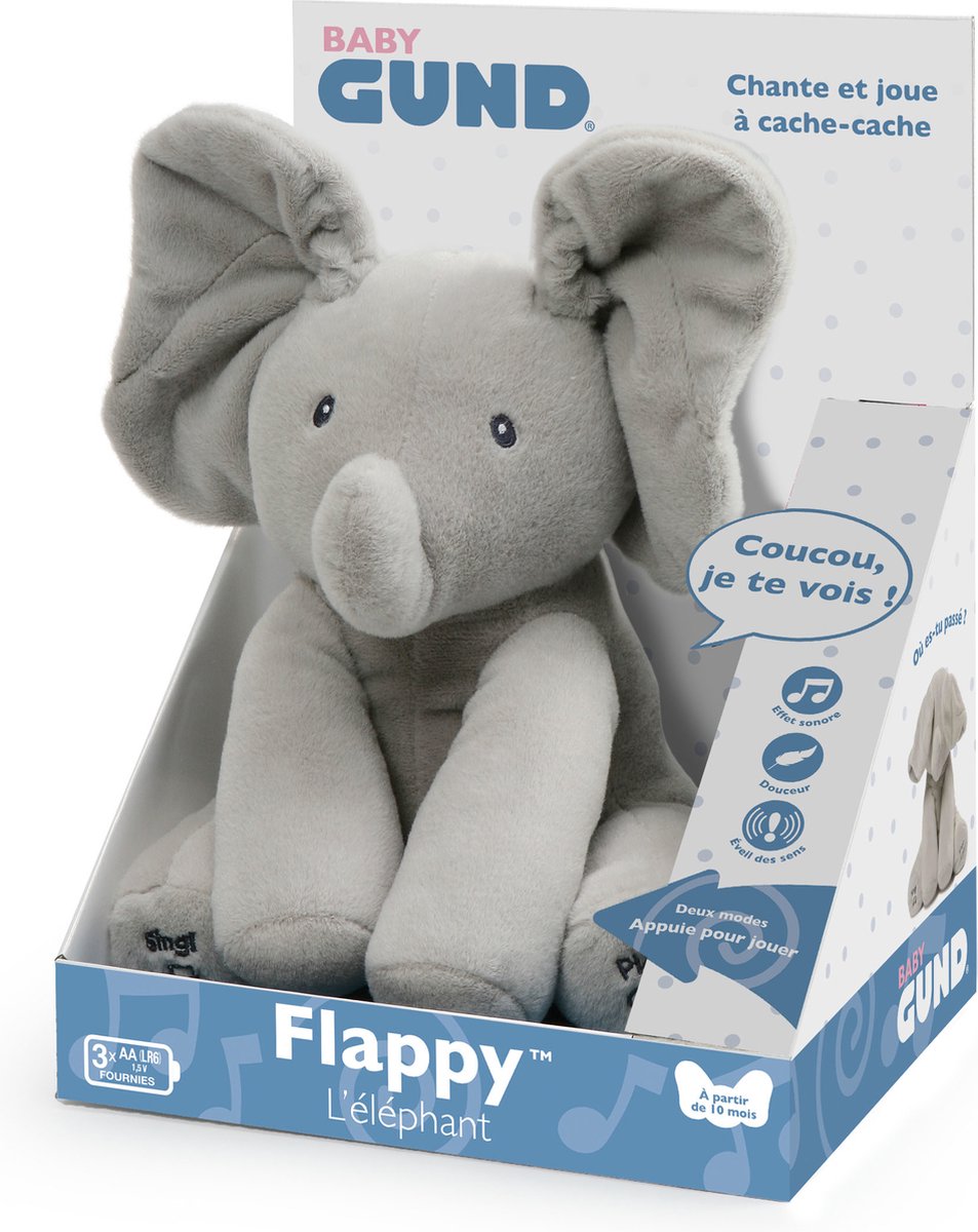 Gund - Flappy Elephant - Interactive Plush