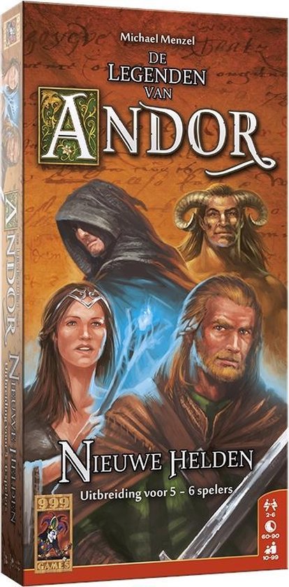 999Games De Legenden Van Andor: Nieuwe Helden 5/6 - Bordspel