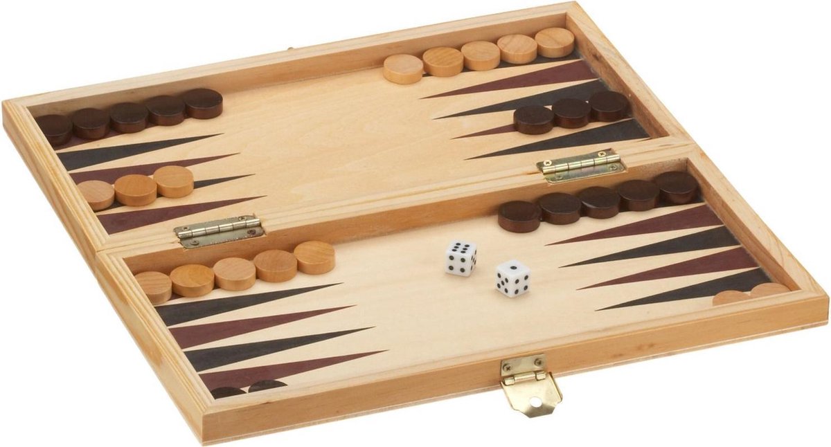 Longfield Games Longfield Schaak En Backgammon Houten Kist