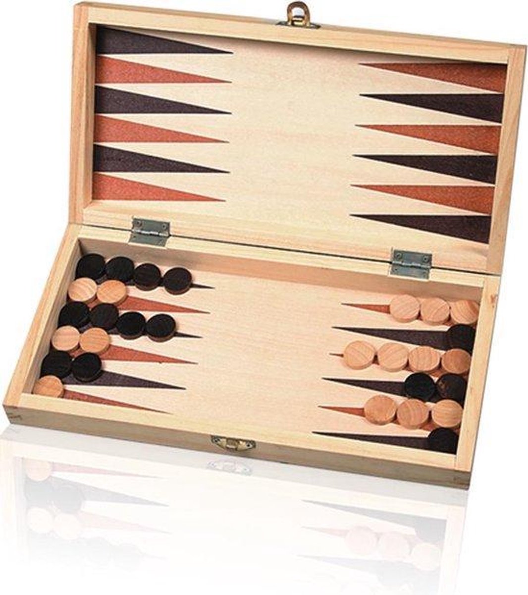 Longfield Games Longfield Schaak En Backgammon Houten Kist