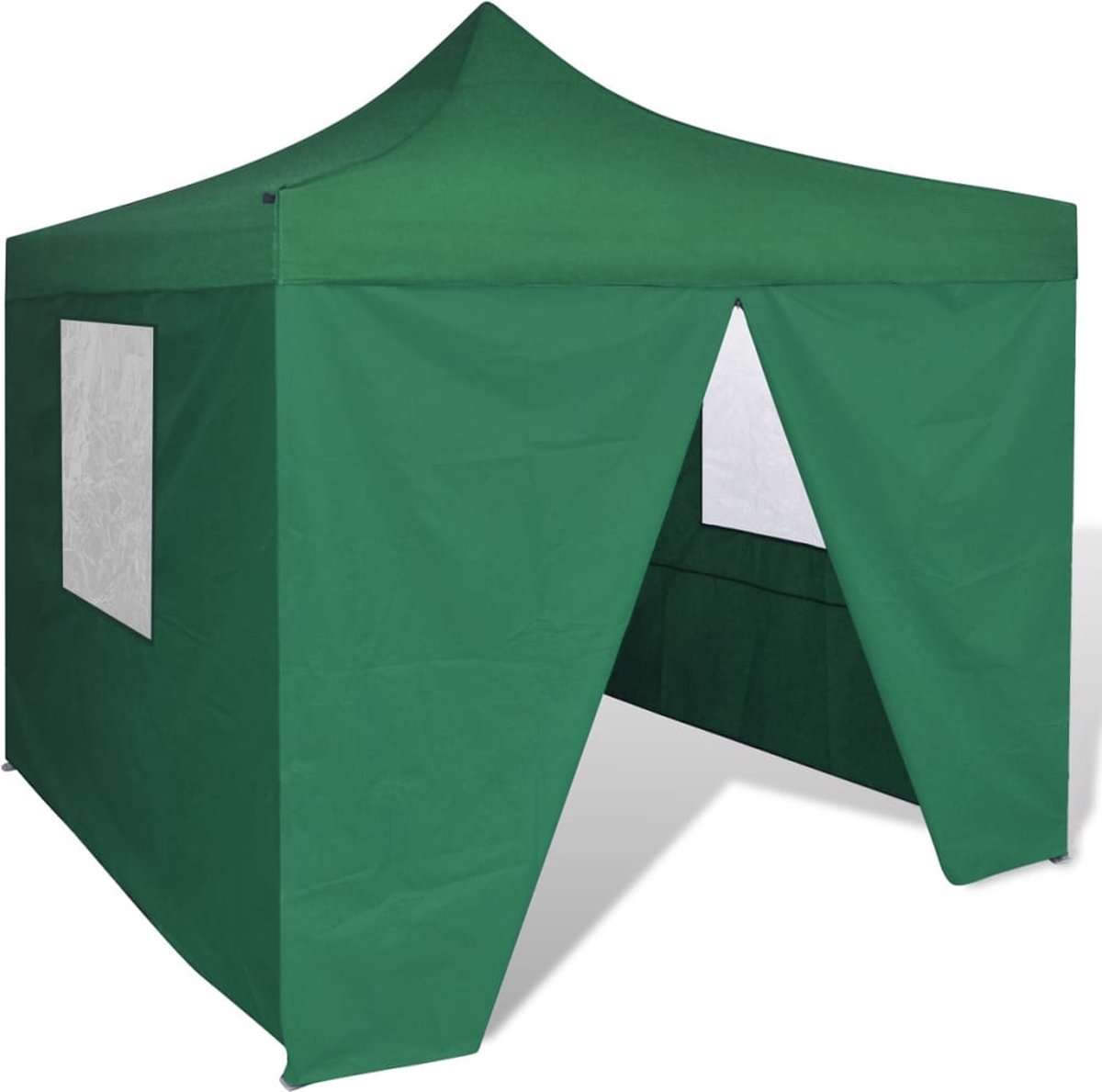 Vidaxl Vouwtent Met 4 Zijwanden 3x3 M - Verde