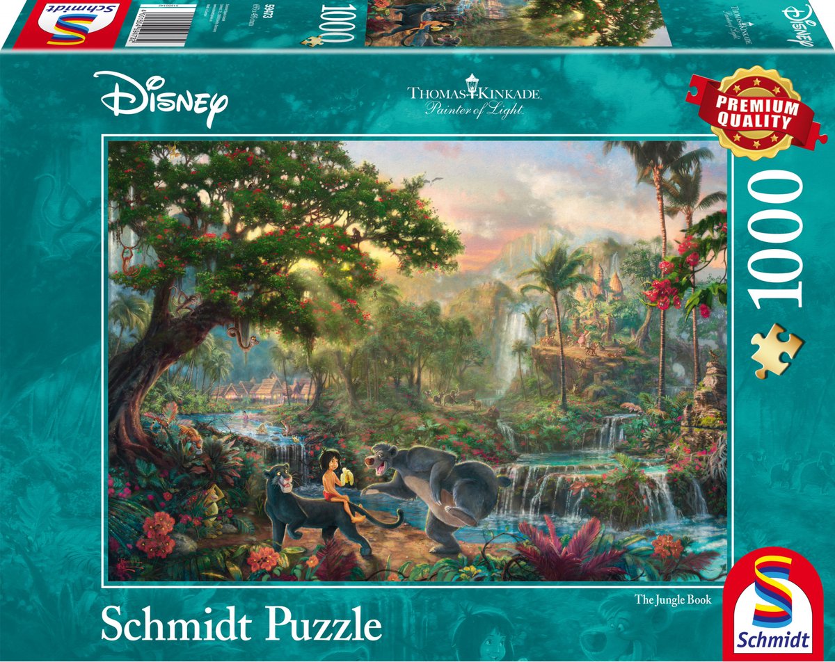 Schmidt Spiele Puzzel Disney The Jungle Book - 1000 Stukjes